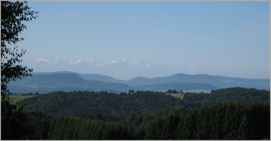 Alpen-Fernblick